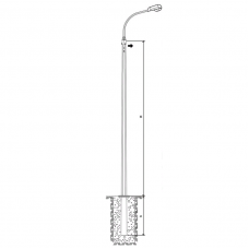 Опора МКС-8Ф-2,5